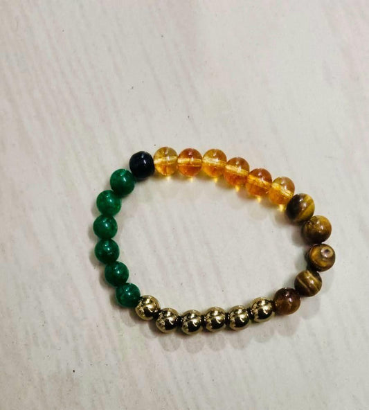 Attract Wealth & Love – Premium Energy Bracelet Combo (Set of 2)